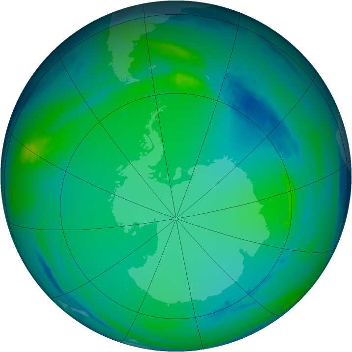Ozone Map 1985-07-04